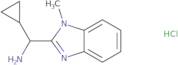 C-Cyclopropyl-C-(1-methyl-1H-benzoimidazol-2-yl)-methylamine hydrochloride