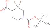 1-[(tert-butoxy)carbonyl]-3,3-difluoropiperidine-4-carboxylic acid