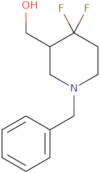 (1-Benzyl-4,4-difluoropiperidin-3-yl)methanol