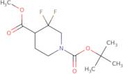 1-tert-Butyl 4-methyl 3,3-difluoropiperidine-1,4-dicarboxylate