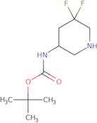 tert-butyl N-(5,5-difluoropiperidin-3-yl)carbamate