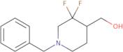 (1-Benzyl-3,3-difluoropiperidin-4-yl)methanol