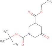 1-tert-Butyl 3-ethyl 5-oxopiperidine-1,3-dicarboxylate
