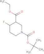 1-tert-Butyl 3-ethyl 4-fluoropiperidine-1,3-dicarboxylate