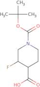 1-(tert-butoxycarbonyl)-3-fluoropiperidine-4-carboxylic acid