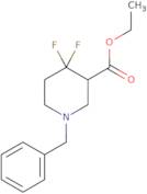 ethyl 1-benzyl-4,4-difluoropiperidine-3-carboxylate