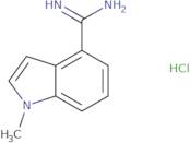 1-Methyl-1H-indole-4-carboximidamide hydrochloride