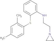 N-[2-(Aziridin-1-yl)ethyl]-2-[(2,4-dimethylphenyl)sulfanyl]aniline