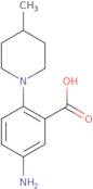 5-Amino-2-(4-methyl-piperidin-1-yl)-benzoic acid