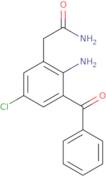 2-Amino-3-benzoyl-5-chlorobenzeneacetamide