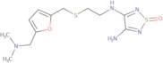 4-[2-[[5-[(Dimethylamino)methyl]furan-2-yl]methylsulfanyl]ethylimino]-1-oxido-1,2,5-thiadiazol-1-ium-3-amine