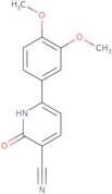 6-(3,4-Dimethoxyphenyl)-2-oxo-1,2-dihydropyridine-3-carbonitrile