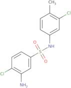 3-Amino-4-chloro-N-(3-chloro-4-methylphenyl)benzene-1-sulfonamide