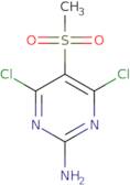 4,6-Dichloro-5-methylsulfonyl-pyrimidin-2-amine