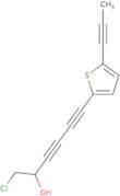 1-Chloro-6-(5-(prop-1-ynyl)thiophen-2-yl)hexa-3,5-diyn-2-ol