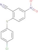 2-[(4-Chlorophenyl)thio]-5-nitrobenzonitrile