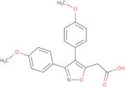 [3,4-Bis-(4-methoxyphenyl)isoxazol-5-yl]-acetic acid