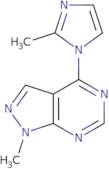 2-Methyl-1-{1-methyl-1H-pyrazolo[3,4-d]pyrimidin-4-yl}-1H-imidazole