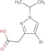 2-[4-Bromo-1-(propan-2-yl)-1H-pyrazol-3-yl]acetic acid