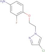 4-[2-(4-Chloro-1H-pyrazol-1-yl)ethoxy]-3-fluoroaniline