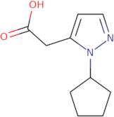 2-(1-Cyclopentyl-1H-pyrazol-5-yl)acetic acid