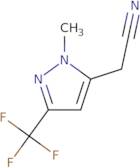 2-[1-Methyl-3-(trifluoromethyl)-1H-pyrazol-5-yl]acetonitrile