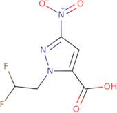 1-(2,2-Difluoroethyl)-3-nitro-1H-pyrazole-5-carboxylic acid