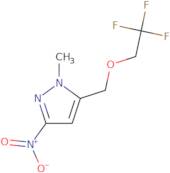 1-Methyl-3-nitro-5-(2,2,2-trifluoroethoxymethyl)pyrazole