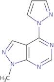 1-{1-Methyl-1H-pyrazolo[3,4-d]pyrimidin-4-yl}-1H-pyrazole