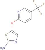 5-((5-(Trifluoromethyl)pyridin-2-yl)oxy)thiazol-2-amine