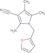 2-Amino-1-(furan-2-ylmethyl)-4,5-dimethyl-1H-pyrrole-3-carbonitrile