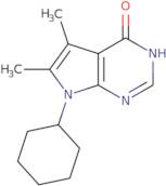 7-Cyclohexyl-5,6-dimethyl-7H-pyrrolo[2,3-d]pyrimidin-4-ol