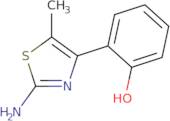 2-(2-Amino-5-methylthiazol-4-yl)phenol