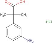 2-(3-Aminophenyl)-2-methylpropanoic acid hydrochloride