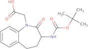 (3-N-Boc-amino-2-oxo-2,3,4,5-tetrahydro-benzo[b]azepin-1-yl)-acetic acid