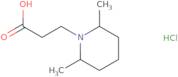 3-(2,6-Dimethylpiperidin-1-yl)propanoic acid hydrochloride