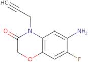6-Amino-7-fluoro-4-(prop-2-yn-1-yl)-3,4-dihydro-2H-1,4-benzoxazin-3-one