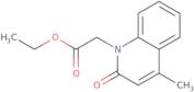 Ethyl 2-(4-methyl-2-oxo-1,2-dihydroquinolin-1-yl)acetate