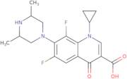 1-Cyclopropyl-7-(3,5-dimethyl-1-piperazinyl)-6,8-difluoro-1,4-dihydro-4-oxo-3-quinolinecarboxylic acid