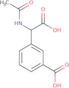 3-[Carboxy(acetamido)methyl]benzoic acid