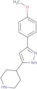 4-[5-(4-Methoxyphenyl)-1H-pyrazol-3-yl]piperidine