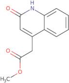 4-Quinolineacetic acid, 1,2-dihydro-2-oxo-, methyl ester