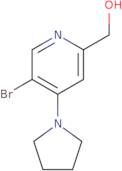 (5-Bromo-4-(pyrrolidin-1-yl)pyridin-2-yl)methanol