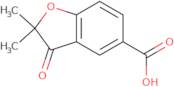 2,2-Dimethyl-3-oxo-2,3-dihydro-1-benzofuran-5-carboxylic acid