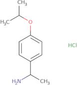 1-[4-(Propan-2-yloxy)phenyl]ethan-1-amine hydrochloride