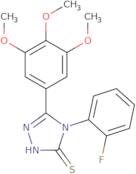 4-(2-Fluorophenyl)-5-(3,4,5-trimethoxyphenyl)-4H-1,2,4-triazole-3-thiol