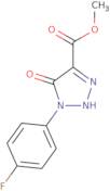 1-(4-Fluoro-phenyl)-5-hydroxy-1H-[1,2,3]triazole-4-carboxylic acid methyl ester