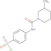 4-[(3-Methylpiperidine-1-carbonyl)amino]benzenesulfonyl chloride