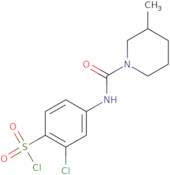 2-Chloro-4-[(3-methyl-piperidine-1-carbonyl)-amino]-benzenesulfonyl chloride