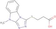 3-[(9-Methyl-9H-[1,2,4]triazolo[4,3-a]-benzimidazol-3-yl)thio]propanoic acid